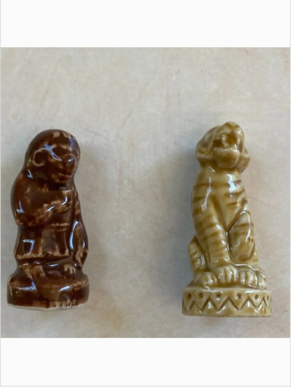 Wade Whimsies - Circus Series - Monkey and Tiger